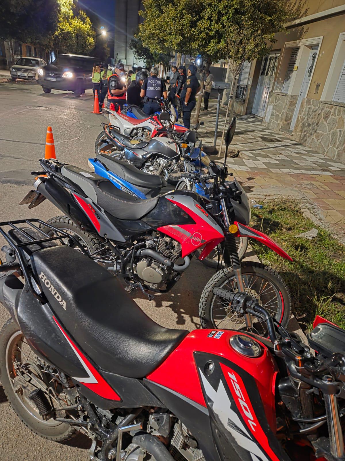 MÁS DE 40 MOTOCICLETAS SECUESTRADAS EN OPERATIVO INTERFUERZAS