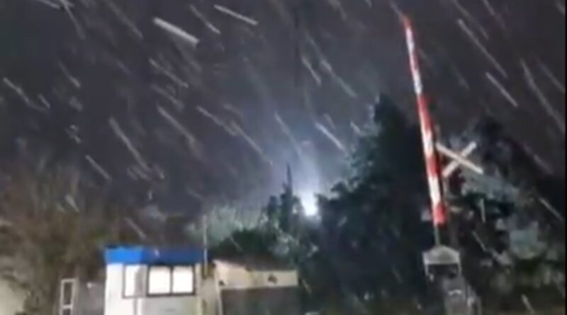 En qué localidades del conurbano bonaerense cayó nieve hoy