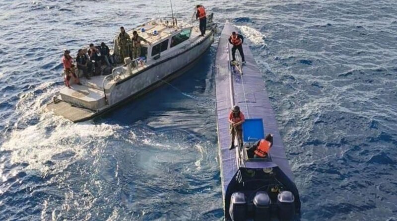 Cómo fue el operativo conjunto de EE.UU. y México para decomisar un narcosubmarino con cuatro toneladas de droga