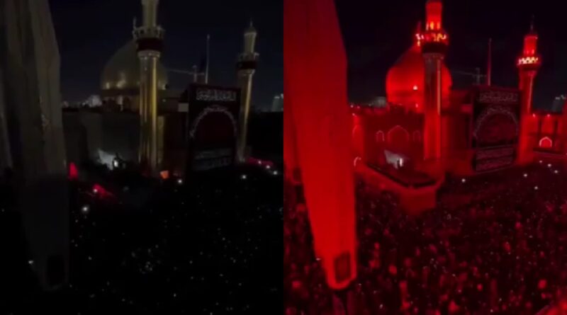Así anunciaron en Irán la muerte del ayatollah Ali Khamenei: las luces se apagaron para cambiar a un color rojo sangre